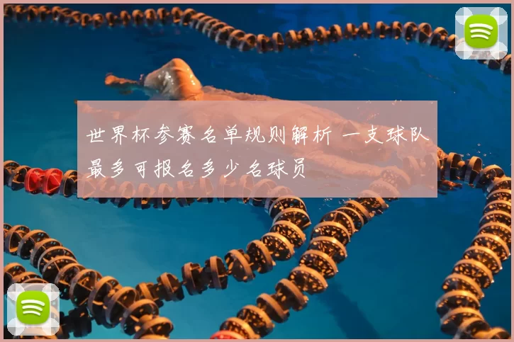 世界杯参赛名单规则解析 一支球队最多可报名多少名球员